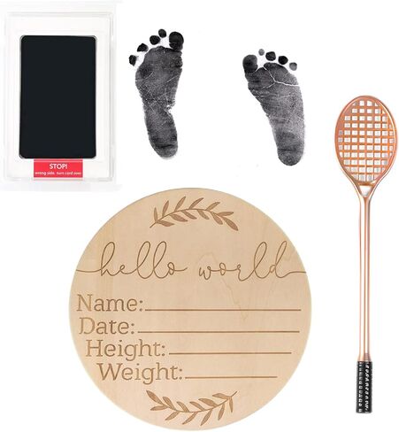 لافتة إعلان خشبية للطفل، علامة إعلان الميلاد، لافتة Hello World لحديثي الولادة كهدية لحديثي الولادة لحفل استقبال المولود الجديد، لافتة إعلان اسم الطفل تذكارية in Kuwait