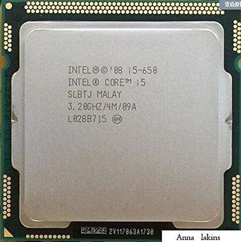 معالج Intel Core i5-650 3.2 جيجا هرتز 3.20 جيجا هرتز 4 ميجا هرتز SLBTJ مقبس 1156 كلاركديل وحدة المعالجة المركزية + P (متجدد) in Saudi Arabia