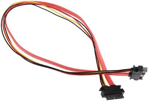 50 سنتيمتر طول Slimline SATA 13pin ذكر إلى Slimline SATA 13pin 6 + 7 أنثى تمديد كابل لمحرك SATA Slim DVD +/-RW in Kuwait