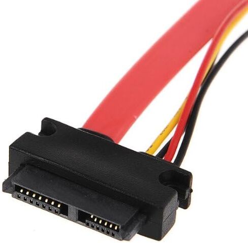 50 سنتيمتر طول Slimline SATA 13pin ذكر إلى Slimline SATA 13pin 6 + 7 أنثى تمديد كابل لمحرك SATA Slim DVD +/-RW in Kuwait