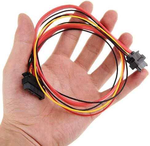 50 سنتيمتر طول Slimline SATA 13pin ذكر إلى Slimline SATA 13pin 6 + 7 أنثى تمديد كابل لمحرك SATA Slim DVD +/-RW in Kuwait