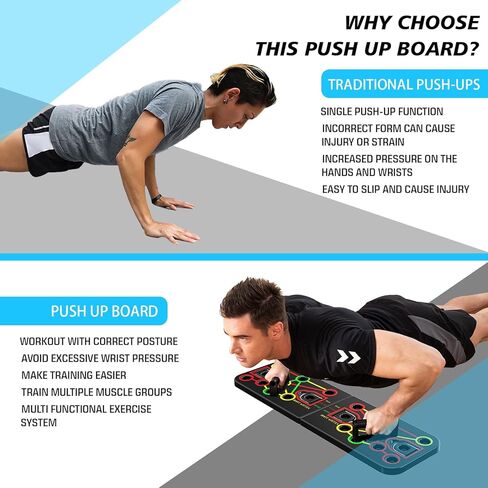 Ultimate Home Gym,Portable Exercise Equipment with Push Up Board,Pilates Bar & 25 Fitness Accessories, Resistance Bands & Ab Roller Wheel,Full Body Workout at Home in Kuwait