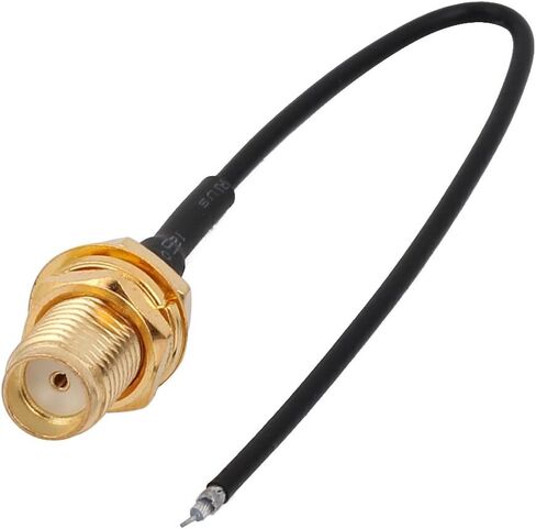 Uxcell 2 قطعة RF1.37 سلك لحام SMA أنثى موصل هوائي ضفيرة كابل 10 سنتيمتر طويلة in Saudi Arabia