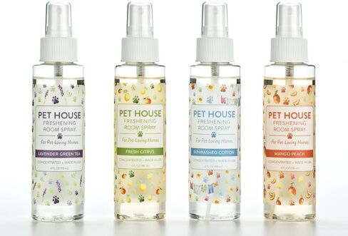 بخاخ معطر للغرفة من One Fur All Pet House - عبوة من قطعتين من غابة دائمة الخضرة - معطر هواء مركز - معطر هواء غير سام وصديق للحيوانات الأليفة - بخاخ مزيل لرائحة الحيوانات الأليفة in Saudi Arabia