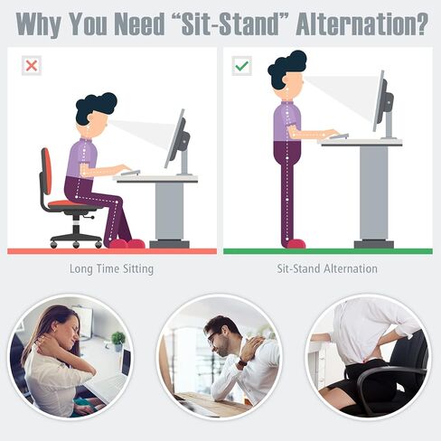Lift Table, Computer, Mobile, Height Workstation, Adjustable Standing Laptop Desk with Rolling Casters, Black in Saudi Arabia