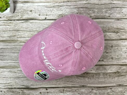 Hepandy Boy's Mom Baseball Cap Embroidery for Women, Gift for Mother Mama, Washed Pink Soft Cotton Adjustable Snapback Hat in Saudi Arabia