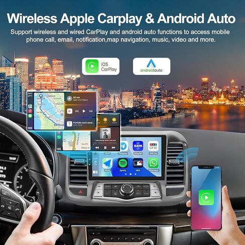 راديو ستيريو للسيارة 2G+64G لسيارة Nissan Maxima 2008-2013 Android 13 مع CarPlay اللاسلكي Android Auto 9 بوصة وحدة رأس شاشة تعمل باللمس مع HiFi GPS Navigation Bluetooth WiFi FM RDS Radio Backup Camera in Saudi Arabia