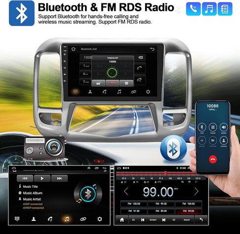 راديو ستيريو للسيارة 2G+64G لسيارة Nissan Maxima 2008-2013 Android 13 مع CarPlay اللاسلكي Android Auto 9 بوصة وحدة رأس شاشة تعمل باللمس مع HiFi GPS Navigation Bluetooth WiFi FM RDS Radio Backup Camera in Saudi Arabia