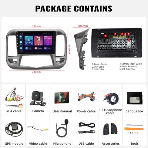 راديو ستيريو للسيارة 2G+64G لسيارة Nissan Maxima 2008-2013 Android 13 مع CarPlay اللاسلكي Android Auto 9 بوصة وحدة رأس شاشة تعمل باللمس مع HiFi GPS Navigation Bluetooth WiFi FM RDS Radio Backup Camera in Saudi Arabia