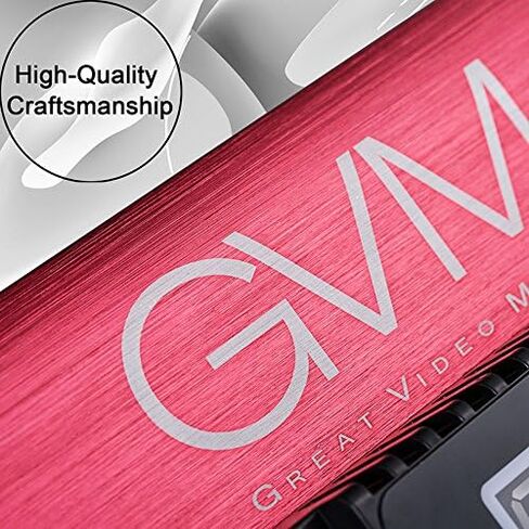 GVM Photography Lighting with App Control, 2300k-6800k Led Video Light Panel with Digital Display for Video Recording, Brightness of 10-100% Studio Lights for YouTube/Gaming/Film in Saudi Arabia