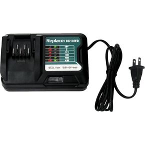 WeideBATT® DC10WD Charger Replace for Makita 12V Charger DC10SB DC10WC, Compatible with Makita 10.8V-12V CXT Lithium-Ion Battery BL1015 BL1016 BL1021B BL1041B BL1020B BL1040B