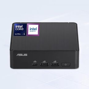 ASUS NUC Pro 14 Ultra 5 AI Mini Desktop, Intel Ultra 5, 64GB DDR5 RAM, 2TB SSD, Wi-Fi 6, HDMI, Bluetooth, Windows 11 Pro, Black, Support Home/Business/Gaming