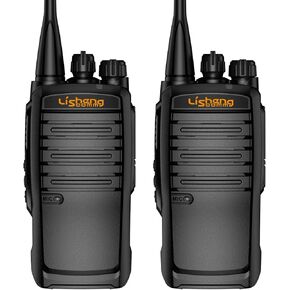 Lisheng UHG-03 GMRS Two Way Radio, 16 Channels high Power walkie talkies for Adults Long Range. (2)