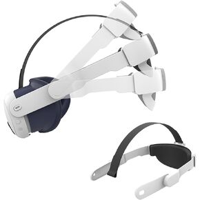 حزام الرأس المطور من ThxYour لـ Meta Quest 3، حزام Elite لملحقات سماعات الرأس Oculus Quest 3 VR، عصابة رأس مريحة، أغطية رأس VR خفيفة الوزن، تقلل ضغط الوجه in Kuwait