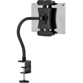 Tablet Stand Holder, Gooseneck iPad Desk Mount for Kitchen, Work Meetings, Video, Tablet Clamp Mount Compatible with iPad Mini/Air/Pro, Kindle Fire HD, Galaxy Tabs and All 4.7-13.5" Tablets