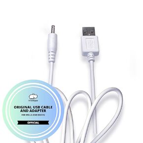 LittleHippo Official Replacement USB Cable Power Cord and Adapter Charger for Use with Mella Ready to Rise Sleep Trainer Clock, Night Light and Sound Machine and Kelvin Nursery Monitor