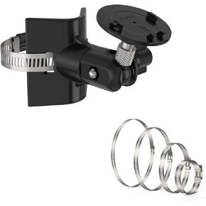 حامل عمود كاميرا أمان خارجي بدون حفر، يناسب أنابيب مقاس 1.96-7.87 بوصة، حامل تثبيت عمود كاميرا داخلي قوي عالميًا لكاميرا الحلقة والمزيد، أسود in Kuwait