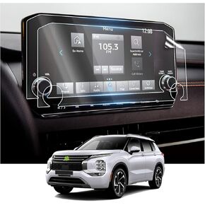 Screen Protector for Mitsubishi Outlander Air Conditioner,for Mitsubishi Outlander Accessories 2PCS Nano Films Compatible with 2022 2023 2024 2025 Mitsubishi Outlander PHEV/SE/SEL/SE TECH/SEL Touring