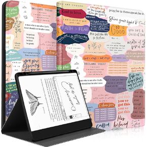 for Amazon Kindle Scribe Case Folio Cover 10.2 Inch for Women Girls Cute Fashion Design Girly Kawaii Quotes Pretty Teens Unique Aesthetic E-Book Cases for Kindle Scribe 10.2"