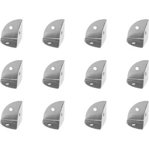 BCP 12PCS Silver Color Metal Case Box Cabinet Corner Protectors Guards