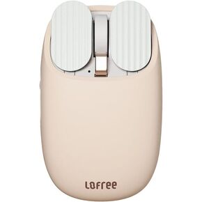 LOFREE Wavy Chips Dual-Mode Wireless Mouse with 5 Adjustable DPI Levels Compatible with Windows, MacOS, iOS, Android (Terrazzo)