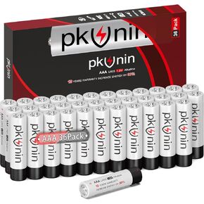 AAA Batteries Alkaline 1.5V Triple A Batteries 36 Pack, Long Lasting 3A LR03 Battery, 10-Year Shelf Life