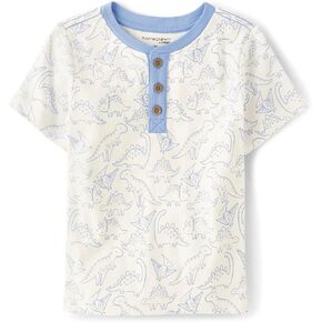 Gymboree Baby Boys' and Toddler Short Sleeve Henley T-Shirt