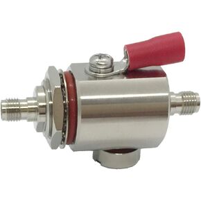 SMA Lightning Arrestor SMA Surge Protector with SMA Female to SMA Female Bulkhead Connector 0-6GHz with Replaceable Gas Tube Element 90V