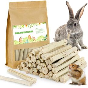 Heylcm 600g/1.3lb Apple Sticks for Rabbit Chew Toys Small Animals Molar Wood Treats Toys for Chinchillas Hamsters Guinea Pigs Small Animals