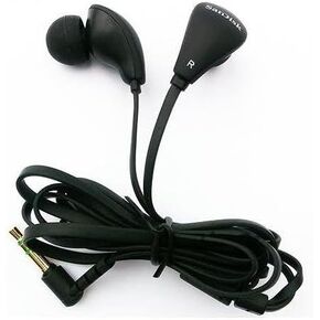 SanDisk Genuine Clip Sport in-Ear Headphones - Black Earbuds Earphones Compatible with Clip Sport Jam, Sansa, and Other MP3 Players
