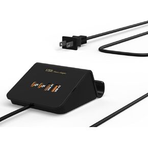 WUKUR USB Charging Station 45W 4 Ports USB and USB C Charger Station for Multiple Devices Laptop MacBook Tablet iPhone 14/14 Pro/ 14 Pro max etc