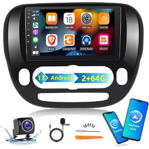 EKAT [2+64G] Car Radio for Kia Soul 2014-2017 (Only for Manual A/C) in Kuwait
