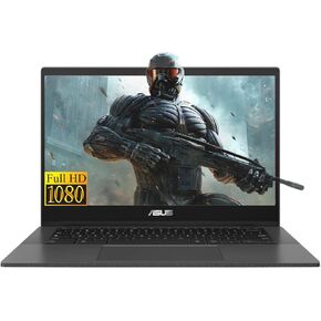كمبيوتر محمول ASUS Chromebook مقاس 14 بوصة، شاشة FHD IPS، معالج MediaTek Kompanio 520 ثماني النواة، ذاكرة الوصول العشوائي 4 جيجابايت، تخزين 192 جيجابايت، عمر بطارية طويل، WiFi 6، USB C، نظام تشغيل Chrome، رمادي جرافيتي