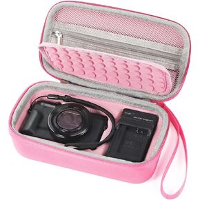Camera Bag Carrying Case Compatible with Canon G7X Mark III/ G7X Mark II Digital Camera, Hard Bag Suitable for Travel and Home Storage (Black)