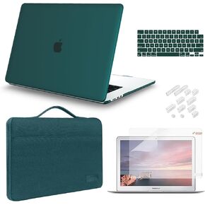 حافظة iCasso لجهاز MacBook Air 15 بوصة إصدار 2024 2023 M3 A3114 M2 A2941، حافظة صلبة وحقيبة حمل للكمبيوتر المحمول وواقي شاشة وغطاء لوحة مفاتيح لجهاز Mac Air 15.3 بوصة، متدرج