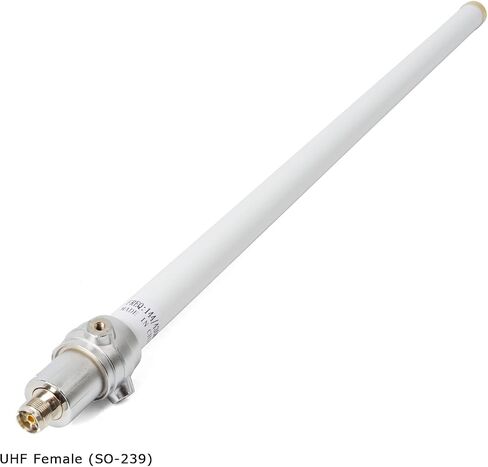 TWAYRDIO 144/430 MHz Dual Band Heavy Duty Fiberglass Vertical Base Antenna - 2Meter/70CM 68.9inches Base Antenna 4.5/7.2dBi with SO-239 Connector for Repeater Mobile Radio Transceiver in Saudi Arabia