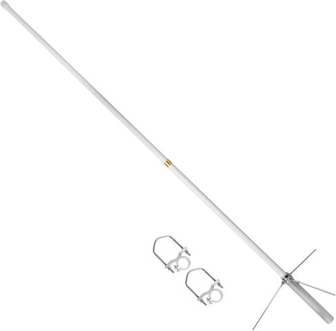 TWAYRDIO 144/430 MHz Dual Band Heavy Duty Fiberglass Vertical Base Antenna - 2Meter/70CM 68.9inches Base Antenna 4.5/7.2dBi with SO-239 Connector for Repeater Mobile Radio Transceiver in Saudi Arabia