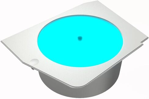 FV270 Luminous Rotating Platform - Spinning Demo Stand Offers a Dedicated Space for Hobby Figurines, Turning Your PC into a Personalized Gallery! (White) in Saudi Arabia