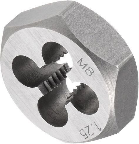 قالب إعادة الخيوط السداسي CoCud، M12 × 1.5 درجة، أداة خيوط الأنابيب الأسطوانية من الفولاذ الكربوني مع 5 فتحات للرقائق - (التطبيقات: لإصلاح الخيوط) in Saudi Arabia
