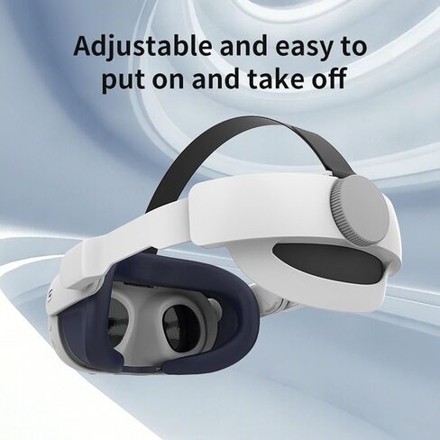 حزام الرأس المطور من ThxYour لـ Meta Quest 3، حزام Elite لملحقات سماعات الرأس Oculus Quest 3 VR، عصابة رأس مريحة، أغطية رأس VR خفيفة الوزن، تقلل ضغط الوجه in Kuwait