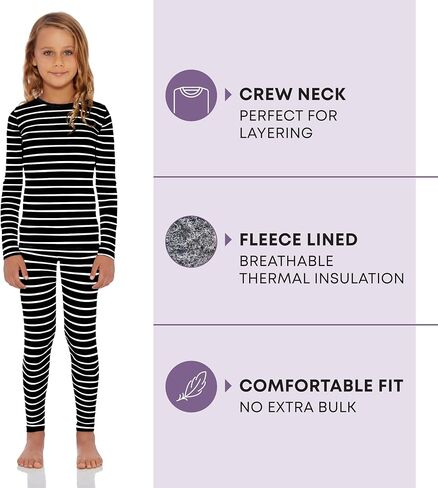 Rocky Thermal Underwear For Girls 240 GSM Dinosaur-XS (Heavyweight) in Saudi Arabia