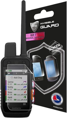 IPG for Garmin PRO 550 Plus Handheld Dog Training System Screen Protector (4 Units) Invisible Touch Screen Sensitive Ultra HD Clear Film Anti Scratch Skin Guard - Smooth for PRO550Plus in Saudi Arabia