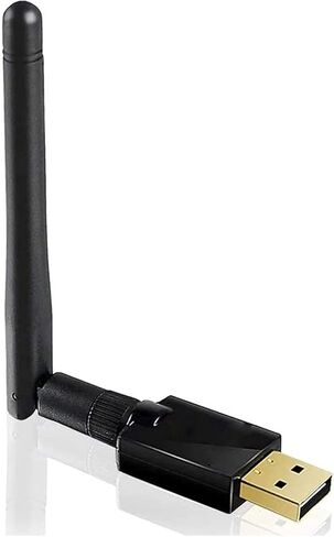 محول USB WiFi AC600Mbps، ثنائي النطاق 5.8G/2.4G، محول شبكة لاسلكي للكمبيوتر المحمول/سطح المكتب، متوافق مع نظام التشغيل Windows/Mac OS، XP/Vista/7/8/10، OS X 10.6-10.15 in Saudi Arabia