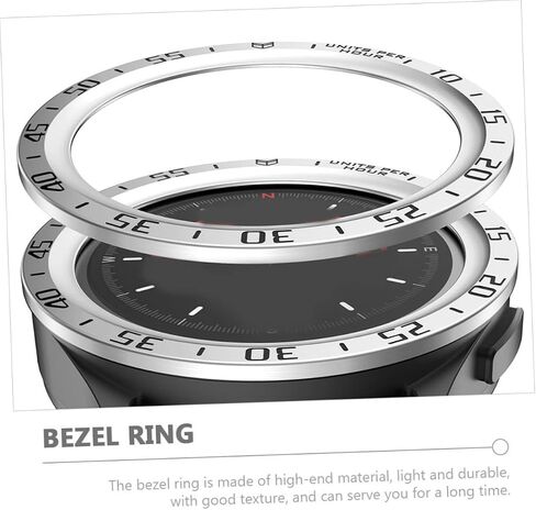 Galaxy Bezel 4 Classic Case Watch 4 Classic 46mm Band Edge Trim Metal Bezel Circle Bezel استبدال حافظة الساعة لوازم حزام الساعة إطار مزخرف من الفولاذ المقاوم للصدأ حلقة Pro in Saudi Arabia