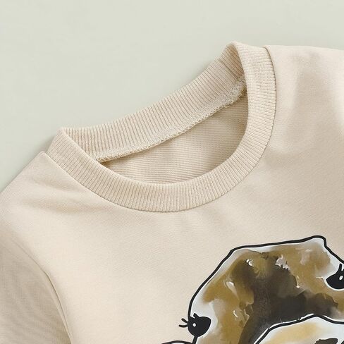 WZTYYDS Toddler Baby Boy Clothes Fall 6 12 18 24 Months Cow Print Long Sleeve Sweatshirts Tops Pants Set Winter 2PCS Outfit in Saudi Arabia