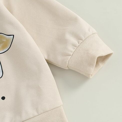 WZTYYDS Toddler Baby Boy Clothes Fall 6 12 18 24 Months Cow Print Long Sleeve Sweatshirts Tops Pants Set Winter 2PCS Outfit in Saudi Arabia