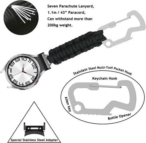 Nurse Watch Band Fob Compatible with Samsung Galaxy Watch 6/6Classic, Galaxy Watch5/5Pro, Galaxy Watch4/4Classic Brooch Watch Holder Clip Pocket Portable Strap in Saudi Arabia