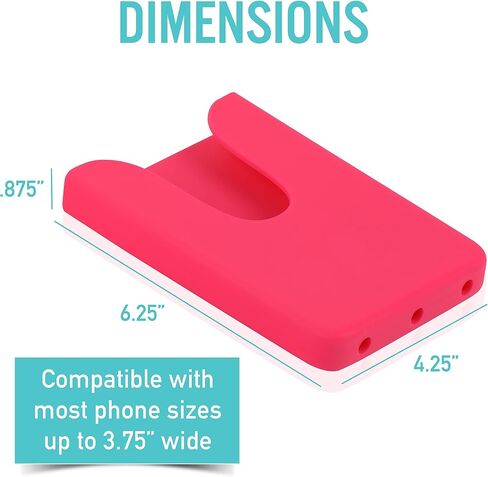 Silicone Phone Holder Compatible with Bogg Bag, Insert Bogg Bag Accessories Charms Attachment for Beach Tote Bag, Wide Size Fits for All Cell Phone (grey) in Saudi Arabia