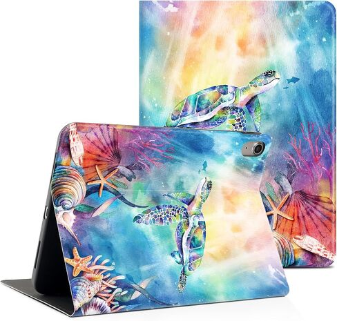 حافظة Lokigo iPad الجيل العاشر 2022، حافظة iPad الجيل العاشر، حافظة iPad 10.9، حافظة iPad 10.9 بوصة، حافظة حماية متعددة الزوايا لجهاز iPad الجيل العاشر، سلحفاة in Kuwait