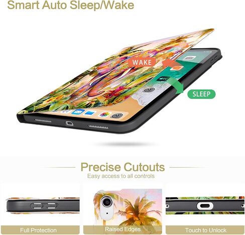 حافظة Lokigo iPad الجيل العاشر 2022، حافظة iPad الجيل العاشر، حافظة iPad 10.9، حافظة iPad 10.9 بوصة، حافظة حماية متعددة الزوايا لجهاز iPad الجيل العاشر، سلحفاة in Kuwait